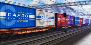 Train freight transport